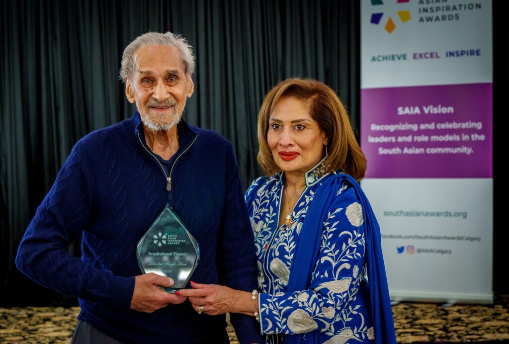 2022 INSPIRATIONAL PIONEER Winner HARCHET SINGH HARI​
Thank You to the South Asian Community in Calgary, nominees, sponsors and attendees who support SAIA!