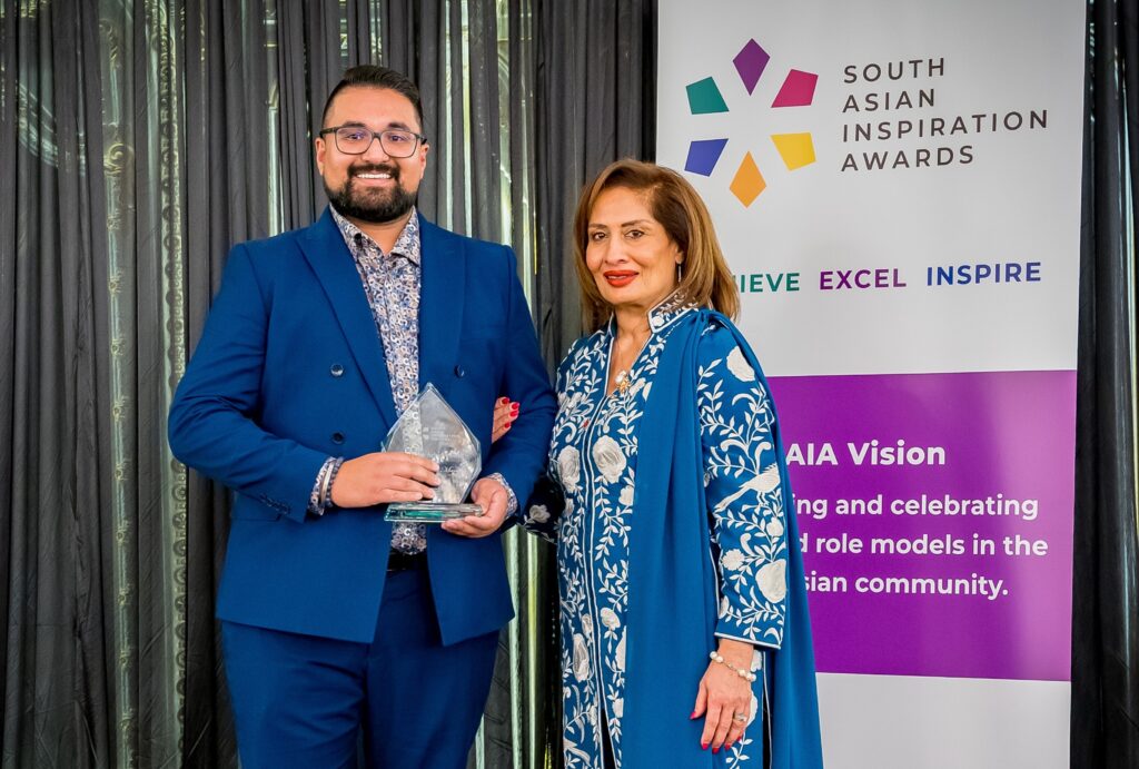 2022 LIFETIME ACHIEVEMENT Winner AMAR SINGH MANGAT​ (May 26, 1935 - September 28, 2022)
Accepting the award on his behalf, his grandson, Gurvir Mangat
Thank You to the South Asian Community in Calgary, nominees, sponsors and attendees who support SAIA!