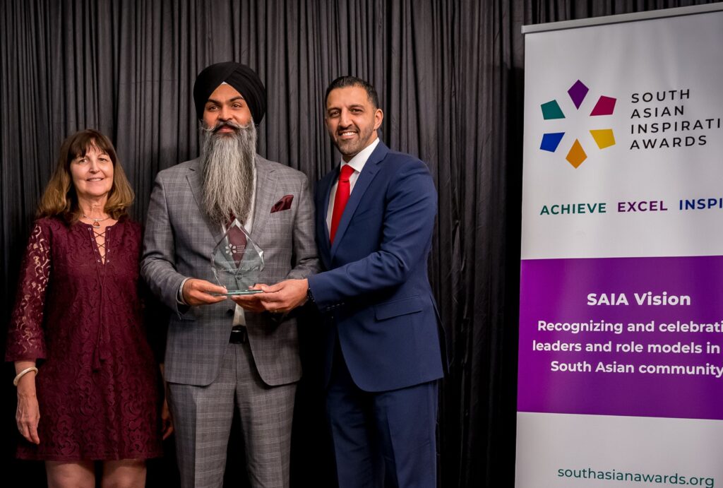 2022 COMMUNITY CRUSADER Winner AMANPREET SINGH GILL​
Thank You to the South Asian Community in Calgary, nominees, sponsors and attendees who support SAIA!