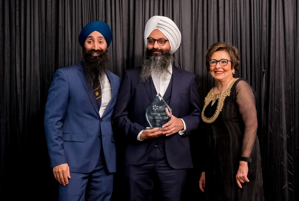 2022 PROFESSIONAL LEADER winner 
DR. HARBIR SINGH GILL ​
Thank You to the South Asian Community in Calgary, nominees, sponsors and attendees who support SAIA!