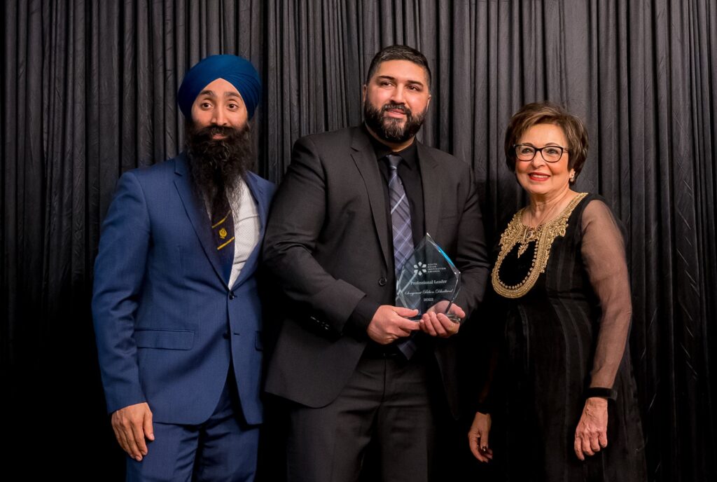 2022 PROFESSIONAL LEADER winner SERGEANT PABAN DHALIWAL​
Thank You to the South Asian Community in Calgary, nominees, sponsors and attendees who support SAIA!